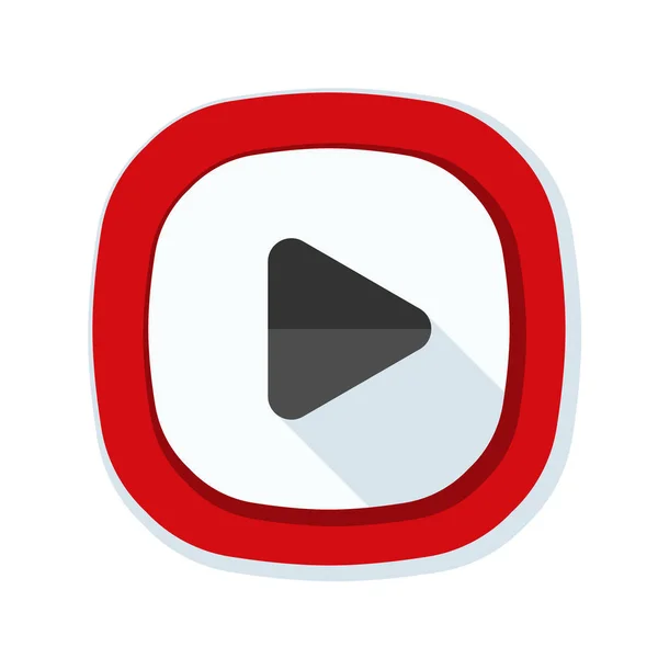 Video play icon — Stock Vector