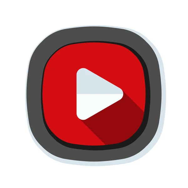 Video play icon — Stock Vector