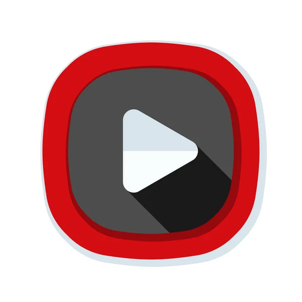 Video play icon — Stock Vector