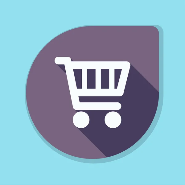 Carrito de compras icono signo — Archivo Imágenes Vectoriales