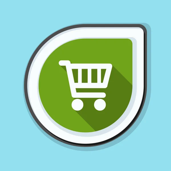 Carrito de compras icono signo — Archivo Imágenes Vectoriales