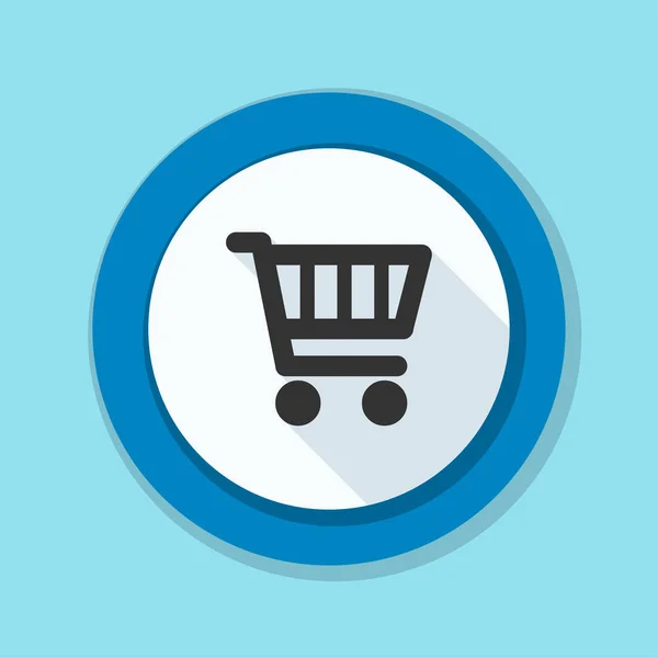 Carrito de compras icono signo — Vector de stock