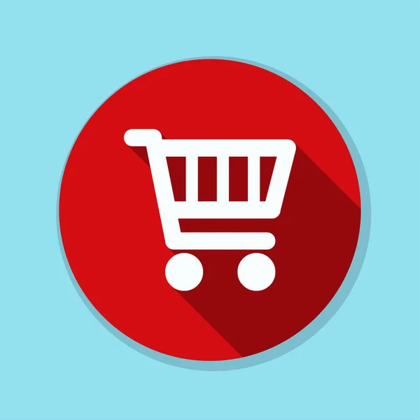 Carrito de compras icono signo — Archivo Imágenes Vectoriales