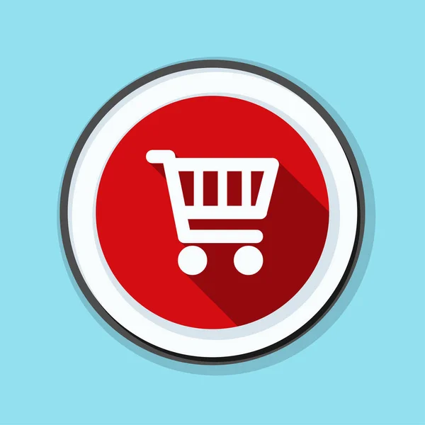 Carrito de compras icono signo — Archivo Imágenes Vectoriales