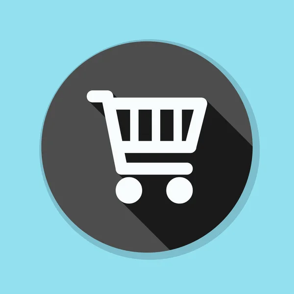 Carrito de compras icono signo — Vector de stock