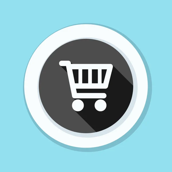 Shopping cart icon sign — Stock Vector
