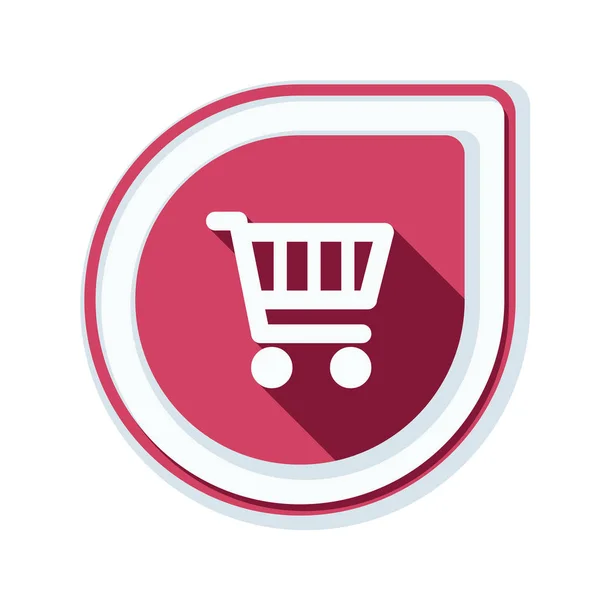 Shopping cart icon sign — Stock Vector