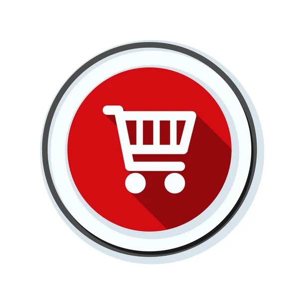 Shopping cart icon sign — Stock Vector