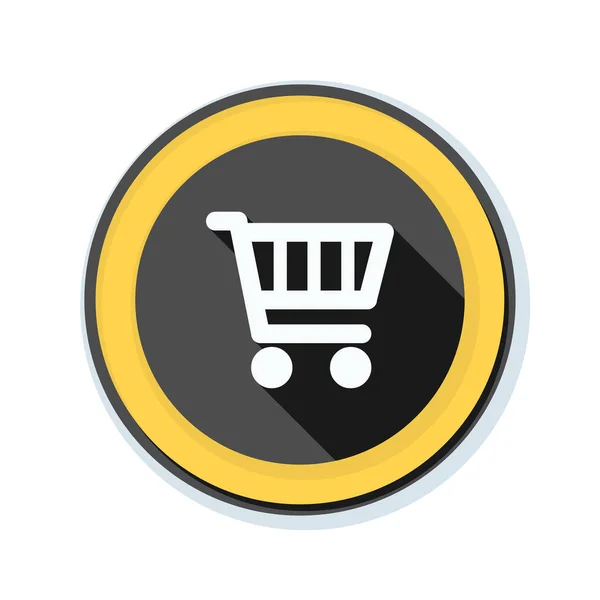 Shopping cart icon sign — Stock Vector