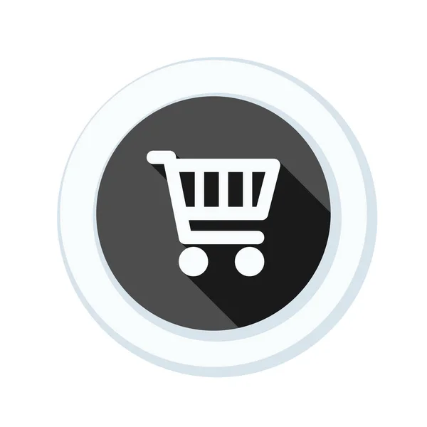 Carrito de compras icono signo — Archivo Imágenes Vectoriales