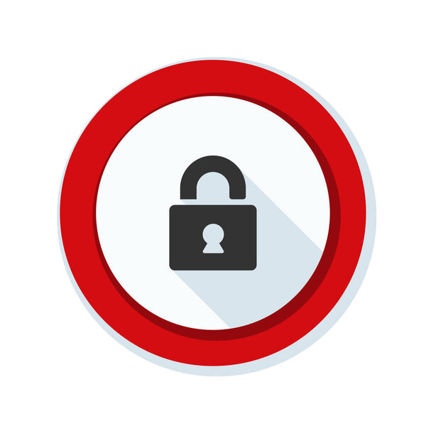 Надежный знак блокировки
