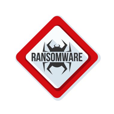 Ransomware tehlike işareti