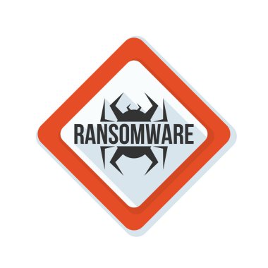 Ransomware tehlike işareti