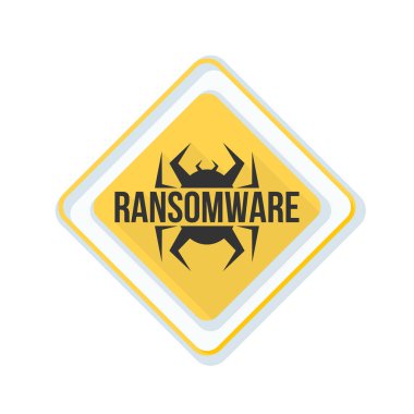 Ransomware tehlike işareti