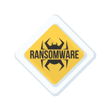 Ransomware tehlike işareti