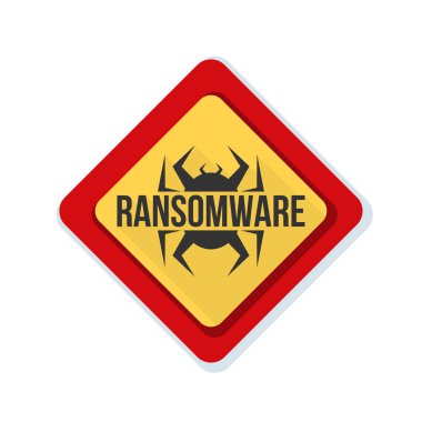 Ransomware tehlike işareti