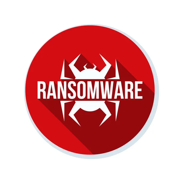 Ransomware Hazard tecken — Stock vektor