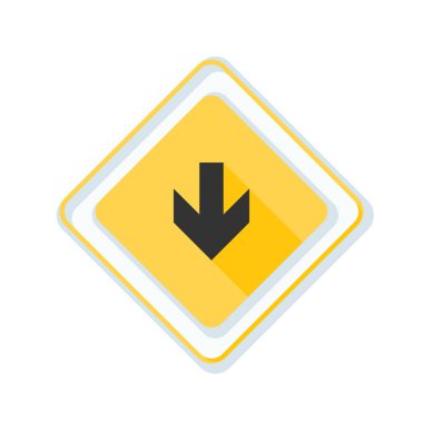 aşağı ok işareti