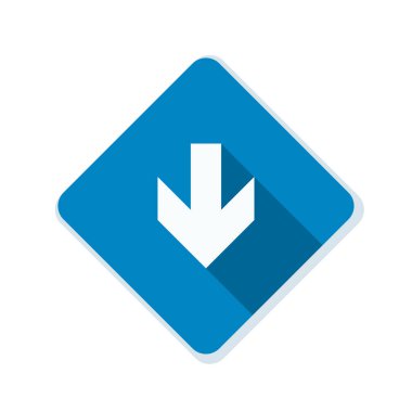 aşağı ok işareti