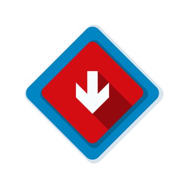 aşağı ok işareti