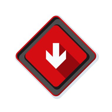 aşağı ok işareti