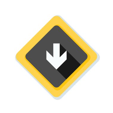 aşağı ok işareti