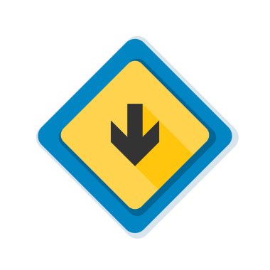 aşağı ok işareti