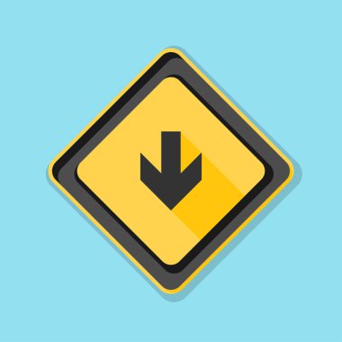 aşağı ok işareti