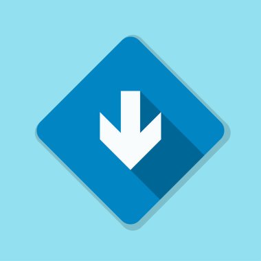 aşağı ok işareti