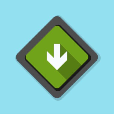 aşağı ok işareti