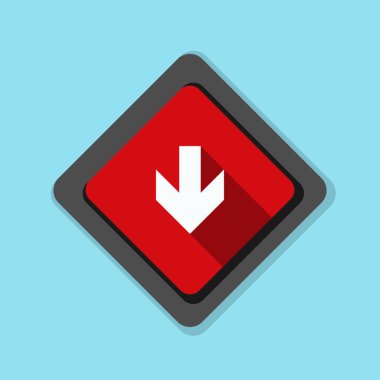 aşağı ok işareti