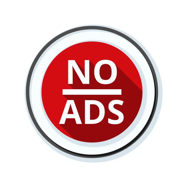 Aucun signe ADS Adware — Image vectorielle