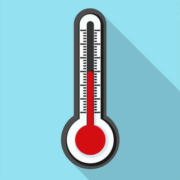 Termometro icona semplice — Vettoriale Stock