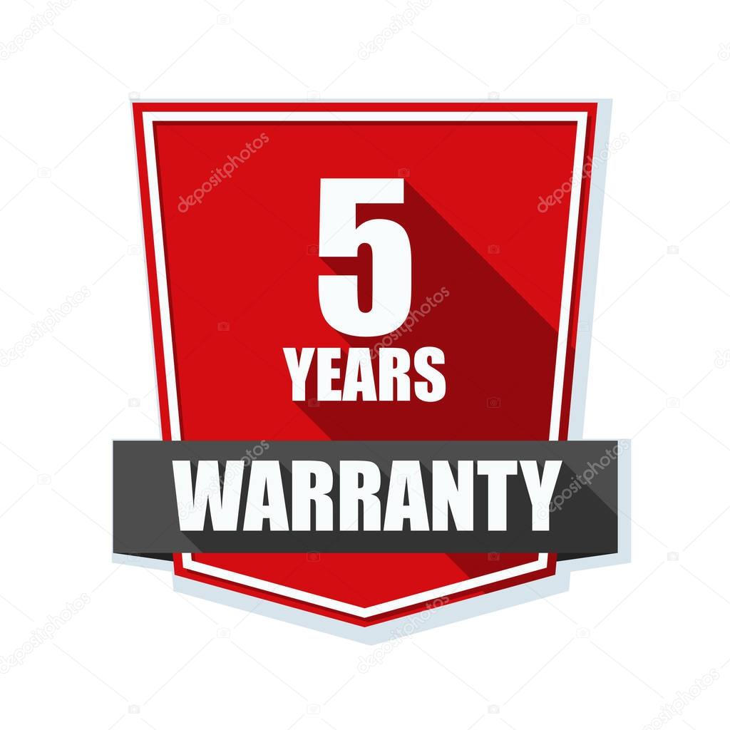 5 years warranty shield