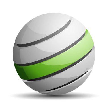 soyut küresel logosu