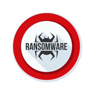 Ransomware tehlike işareti