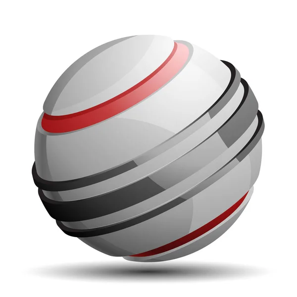 Анотація сферичної логотип — стоковий вектор