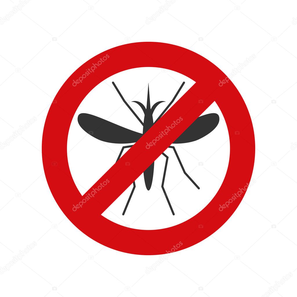 stop mosquito sign