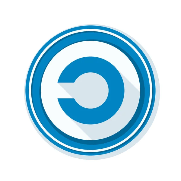 Icono de signo copyleft — Vector de stock