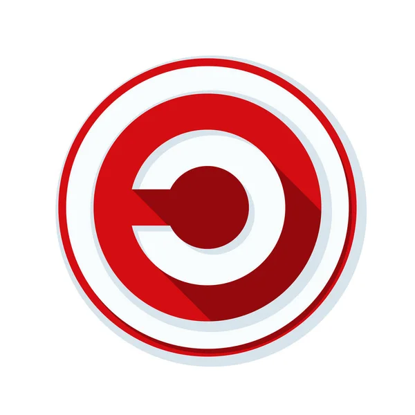 Copyleft sign icon — Stock Vector