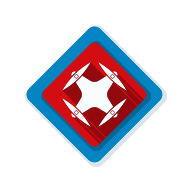 Drone bölge uyarı işareti