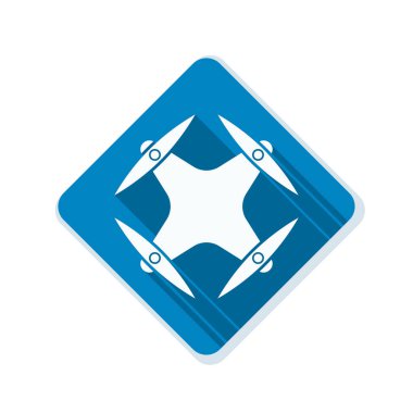 Drone bölge uyarı işareti