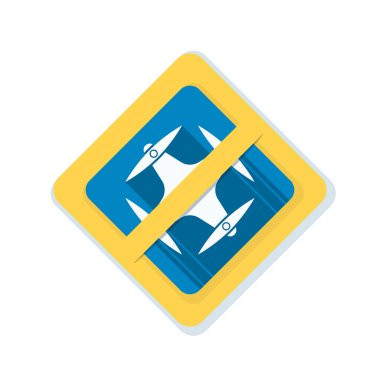 Drone serbest bölge uyarı işareti