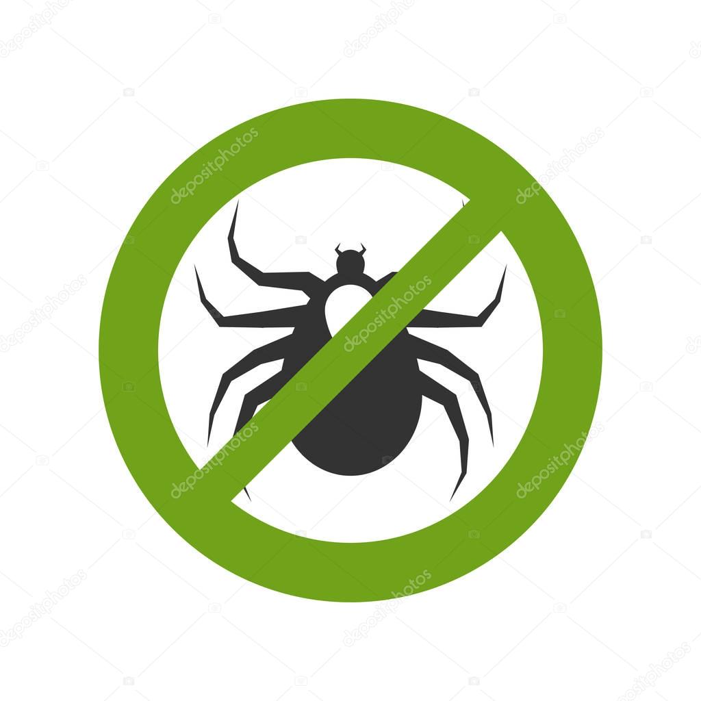 Ticks acarine free sign