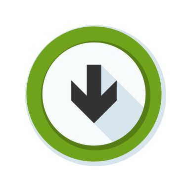 aşağı ok işareti