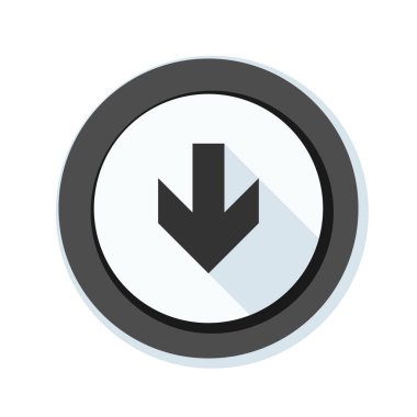 aşağı ok işareti