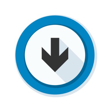 aşağı ok işareti