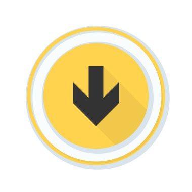 aşağı ok işareti