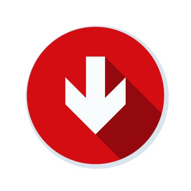 aşağı ok işareti