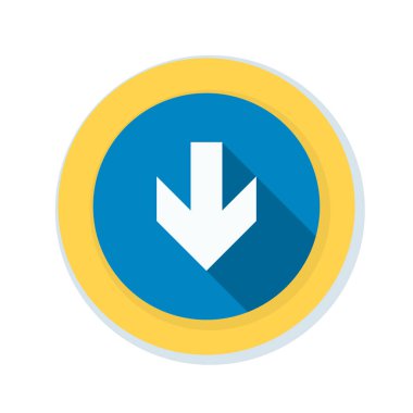 aşağı ok işareti